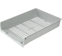 Горизонтальный лоток INFORMAT серый, пластик NH8670GR