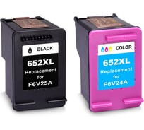 Набор картриджей Solution Print SP 652XL (F6V25AE/F6V24AE) для HP, цветной и черный 350372