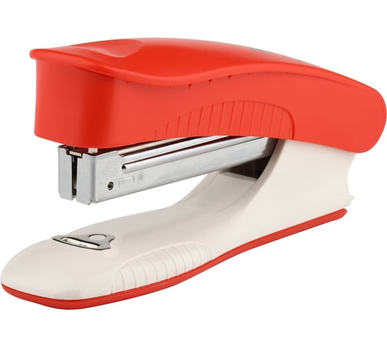 Степлер INFORMAT ERGONOMICS 25 листов, № 10, комбинированный, красный SEG-25Rd