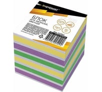 Проклеенный блок для записей INFORMAT 8x8x8 см, куб, 4 цвета, 80 г/м2 NPG4-808080