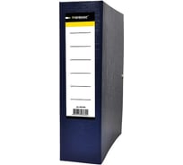 Архивный короб INFORMAT 230х320х80 мм, А4, синий, бумвинил, разобранный ВА9180В