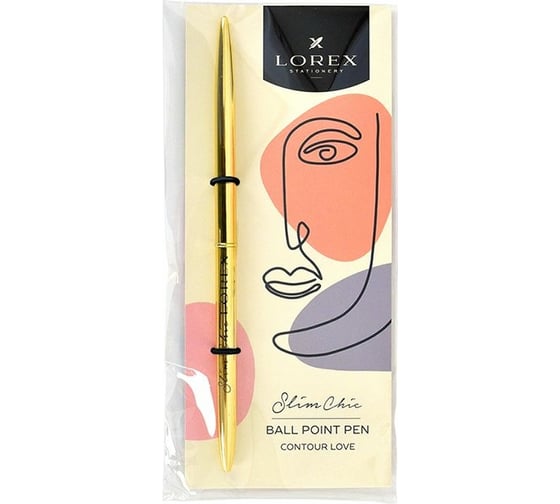 Шариковая ручка LOREX CONTOUR LOVE серия Slim Chic цвет корпуса: ассорти 4 цвета LXOPSC-CL1