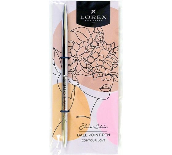 Шариковая ручка LOREX CONTOUR LOVE серия Slim Chic цвет корпуса: ассорти 4 цвета LXOPSC-CL1
