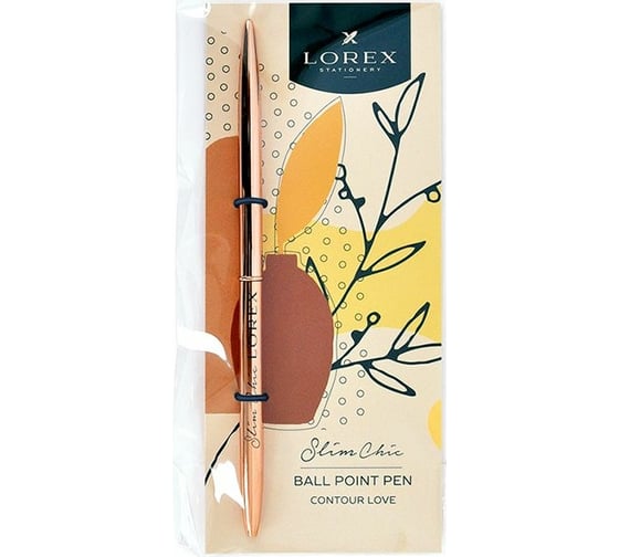 Шариковая ручка LOREX CONTOUR LOVE серия Slim Chic цвет корпуса: ассорти 4 цвета LXOPSC-CL1