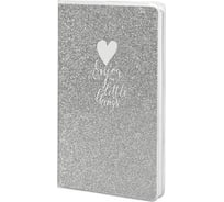 Записная книжка LOREX SPARKLE B6, 80 листов, клетка, ПВХ, глиттер LXNB6-SP3