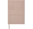 Недатированный планер LOREX LINEN STYLISH COLLECTION А5, 80 листов, интегральная обложка, розовый LXDRA5-FB1 1