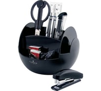 Настольный набор LOREX ORBIT 10 предметов, черный, пластик LXDSOR-B