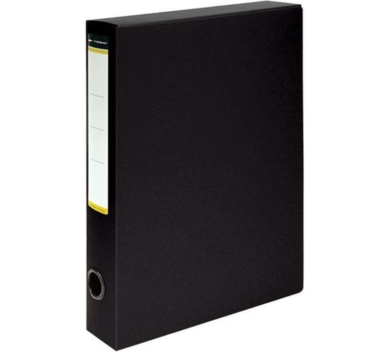 Архивный короб INFORMAT А4, 320х235х56 мм, черный, пластик, собранный NB6356K