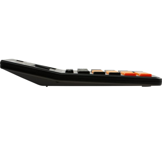 Калькулятор настольный Eleven Business Line CDB1201-BK/OR, 12 разрядов, двойное питание, 155х205х35 мм, черный/оранжевый 365633