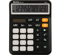 Калькулятор настольный Eleven CDC-110-BK, 12 разрядов, двойное питание, 125х160х28 мм, черный 365653
