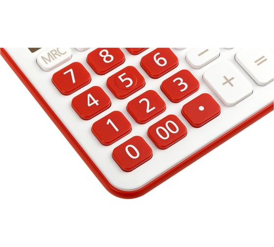 Калькулятор настольный Eleven CDC-110-WH/RD, 12 разрядов, двойное питание, 125х160х28 мм, красно-белый 365657