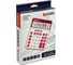 Калькулятор настольный Eleven CDC-120-WH/RD, 12 разрядов, двойное питание, 155х206х38 мм, белый/красный 365648 6