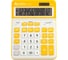Калькулятор настольный Eleven CDC-120-WH/OR, 12 разрядов, двойное питание, 155х206х38 мм, белый/оранжевый 365650 1