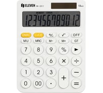 Калькулятор настольный Eleven RK-2311-WH, 12 разрядов, двойное питание, 143х192х26 мм, белый 365641