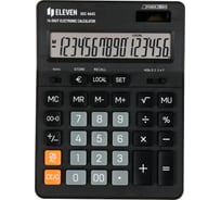 Калькулятор настольный Eleven SDC-664S, 16 разрядов, двойное питание, 155х205х36 мм, черный 339208