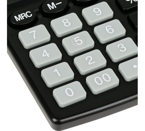 Калькулятор настольный Eleven SDC-812NR, 12 разрядов, двойное питание, 127х105х21 мм, черный 339219