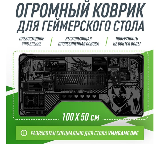 Универсальная рабочая поверхность для стола VMMGame MINI MAT INSOMNIA OTM-1IA