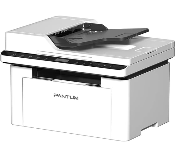 МФУ Pantum P/C/S, Mono laser, А4, 22 ppm (max 10000 p/mon), 800 MHz, 1200x1200 dpi, 256 MB RAM, ADF, paper tray 150 pages, USB, WiFi, start. cartridge 700 pages (black) BM2300AW