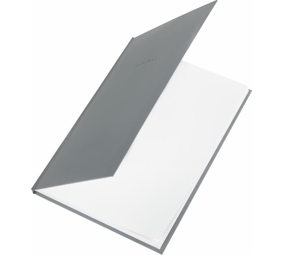 Блокнот BRAUBERG БОЛЬШОЙ ФОРМАТ 205x290 мм, А4, 80 л, твердый, клетка, Minimal серый 116433