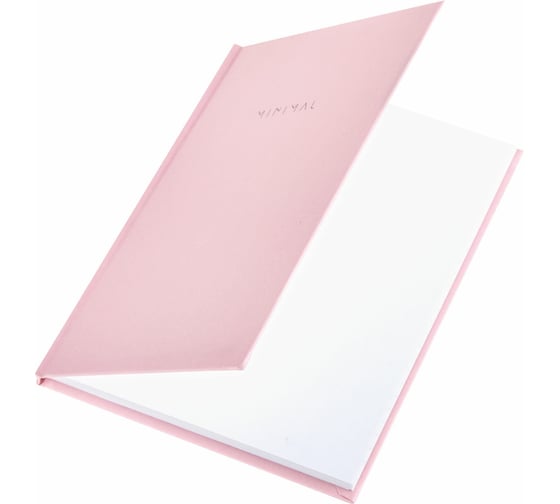 Блокнот BRAUBERG МАЛЫЙ ФОРМАТ 110x147 мм, А6, 80 л, твердый, клетка, Minimal, розовый 116449