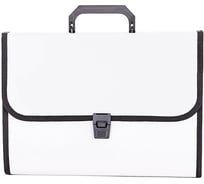 Портфель А4 бордовый INFORMAT, пластик 700 мкм оторочка ручка 13 отд. замок NL6213D