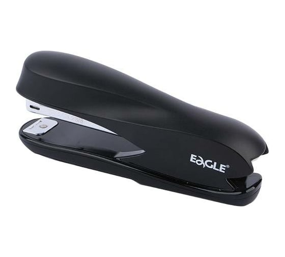 Степлер Eagle OCEAN 20 листов, № 24/6 26/6, пластик, черный S7102/black
