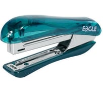 Степлер Eagle 10 листов, № 10, комбинированный, дымчато-синий 5002/д-син
