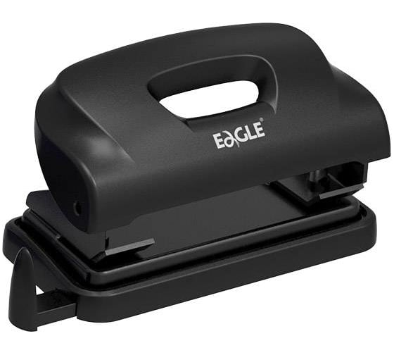 Дырокол Eagle OCEAN 25 листов, металл, черный, линейка форматов P7122/black