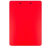 Планшет INFORMAT с зажимом А4, черно-красный, пластик PPM30R