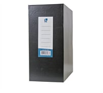 Архивный короб LITE 240х310х140 мм А4 черный бумвинил разобранный ВА91140KL