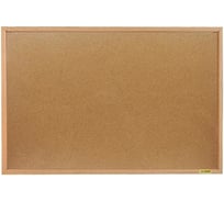 Пробковая доска INFORMAT 60х90 см, деревянная рама CW6090
