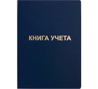 Книга учета INFORMAT 96 листов, клетка, офсет, А4, бумвинил, вертикальная, синий KYA4-BV96K/LIN 16908379