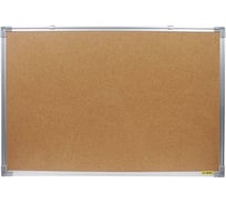 Пробковая доска INFORMAT 60х90 см, алюминиевая рама C6090