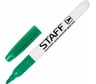 Маркер 12 шт в упаковке Staff стираемый для белой доски ЗЕЛЕНЫЙ EVERYDAY 25 мм тонкий корпус  151096