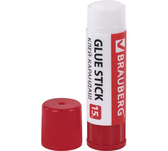 Набор: клей + ножницы BRAUBERG клей-карандаш PVP 10 г, клей ПВА 45 г, ножницы 13 см 271979