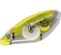 Корректирующая лента Berlingo Neon 5 мм х 10 м, желтый, PET бокс, европодвес 346420