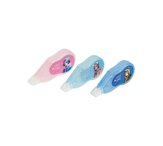 Набор корректирующих лент MESHU Kawaii, 5 мм х 3 м, пакет, 3 шт 375443