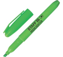 Текстовыделитель 12 шт в упаковке Staff Manager ЗЕЛЕНЫЙ линия 1-3 мм  151239