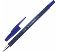 Ручка 50 шт в упаковке Staff шариковая EVERYDAY СИНЯЯ корпус прорезинен. синий узел 07мм линия 035мм  142397