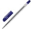Шариковая ручка STAFF EVERYDAY, СИНЯЯ, шестигранная, корпус прозрачный, узел 1мм, линия 0,5мм, 142815 2