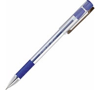 Ручка 12 шт в упаковке Staff шариковая масляная с грипом Profit Chrome СИНЯЯ узел 07мм линия 035мм  142983