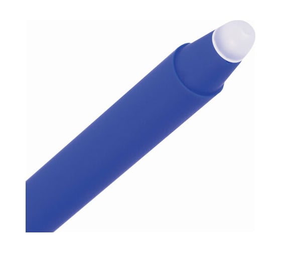 Ручка 12 шт в упаковке BRAUBERG стираемая гелевая с грипом SOFT&amp;SILK СИНЯЯ узел 07мм линия 05мм  143253