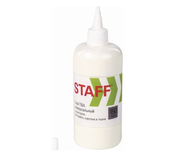 Клей ПВА STAFF евро, 150 г 221207