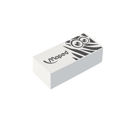 Ластик 36 шт в упаковке Maped Франция "Pulse Technic Mini" 39х18х125мм белый прямоугольный  228771