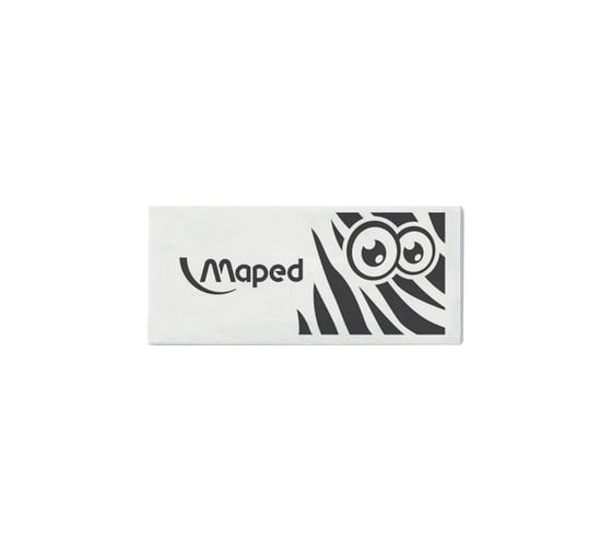Ластик 36 шт в упаковке Maped Франция "Pulse Technic Mini" 39х18х125мм белый прямоугольный  228771