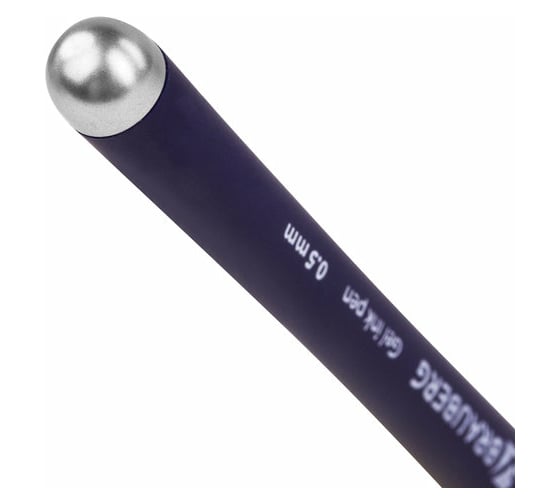 Ручка 12 шт в упаковке BRAUBERG гелевая с грипом Impulse СИНЯЯ игольчатый узел 05мм линия письма 035мм  141182