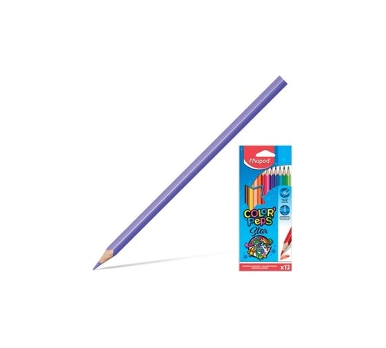 Цветные карандаши MAPED Color'Peps Star 12 цветов 180880