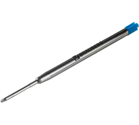 Стержень 20 шт в упаковке BRAUBERG шариковый  тип PARKER металлический 98 мм линия 05 мм подвес синий  170199