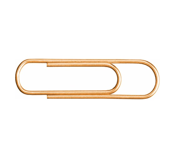 Скрепки BRAUBERG 28 мм золот. 30 упаковок по 100 шт. в карт. коробке  221529