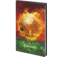 Блокнот 20 шт в упаковке ЮНЛАНДИЯ А5 (135х206мм) 80л твердый клетка выборочный лак Футбол 111615